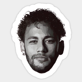 Neymar Vector Art Sticker